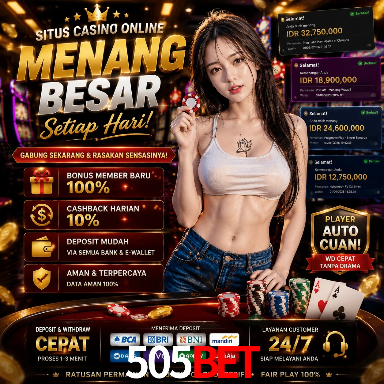 505bet slots no app